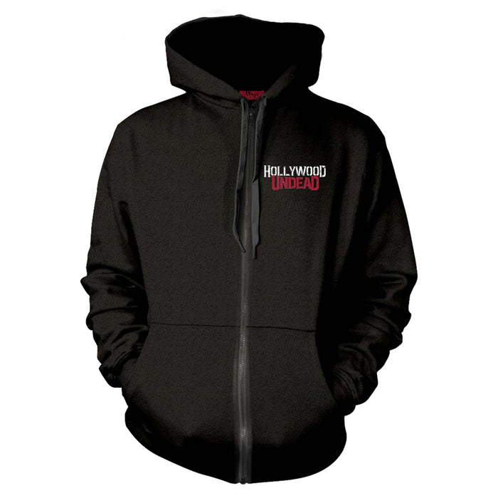 HOLLYWOOD UNDEAD Dirty V MENS Black LARGE Hoodie NEW