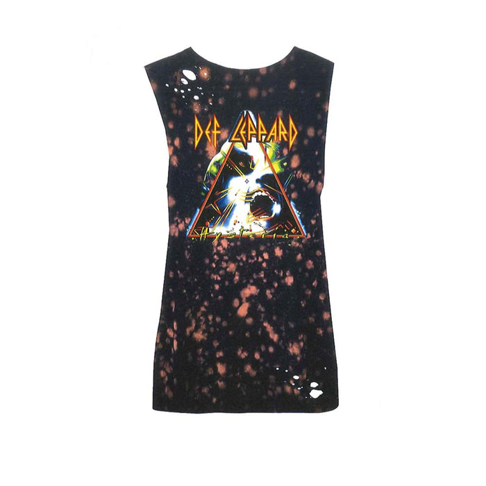 DEF LEPPARD Hysteria WOMENS MEDIUM Cutt-Off NEW