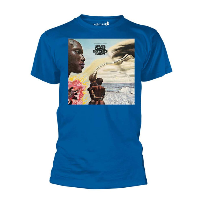 MILES DAVIS Bitches Brew MENS Blue SMALL T-Shirt NEW
