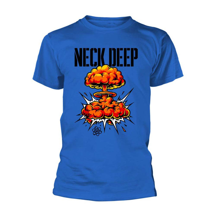 NECK DEEP Bomb Cloud MENS Blue XL T-Shirt NEW