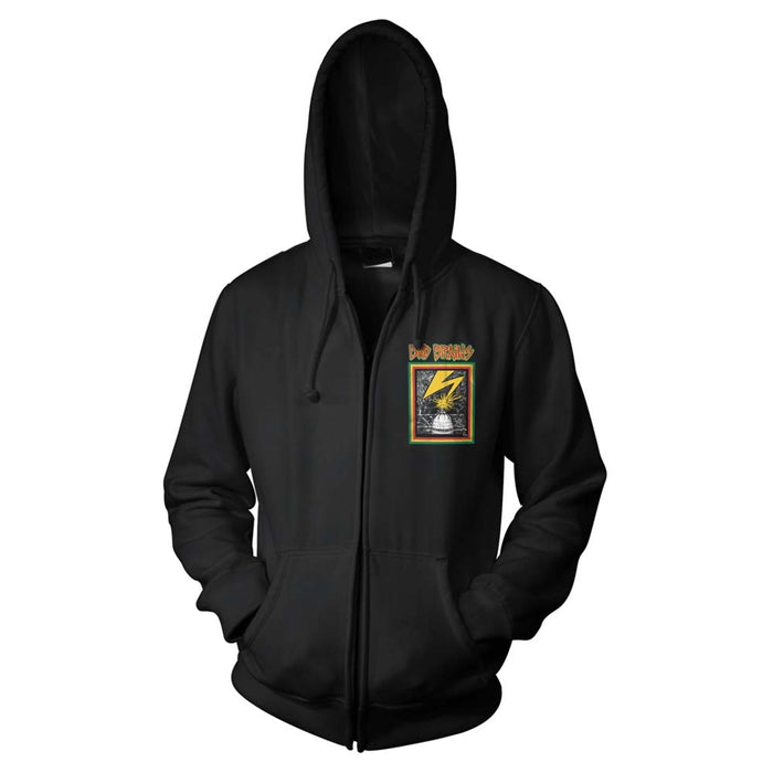 BAD BRAINS Bad Brains MENS Black MEDIUM Zipped Hoodie NEW