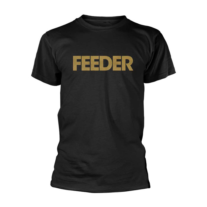 FEEDER Logo MENS Black MEDIUM T-Shirt NEW
