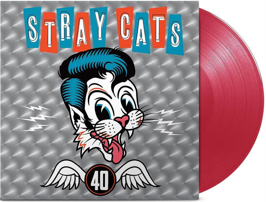 Stray Cats 40 Transparent Red Vinyl LP 2020