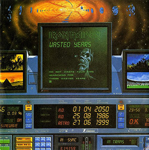 IRON MAIDEN WASTED YEARS/REACH OUT 7" SINGLE VINYL NEW 2014 LTD ED