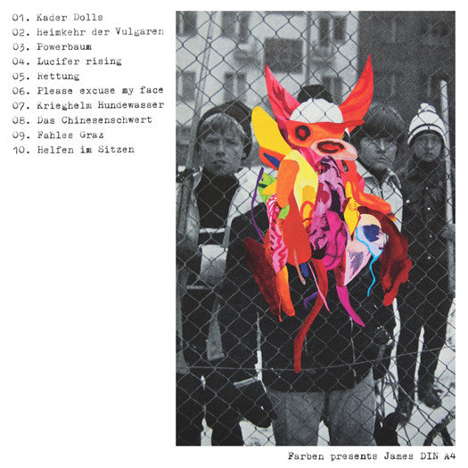 FARBEN PRESENTS JAMES DIN A4 LP VINYL NEW (US) 33RPM