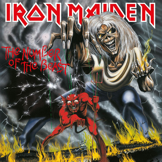 IRON MAIDEN NUMBER OF THE BEAST LP VINYL NEW (US) 33RPM