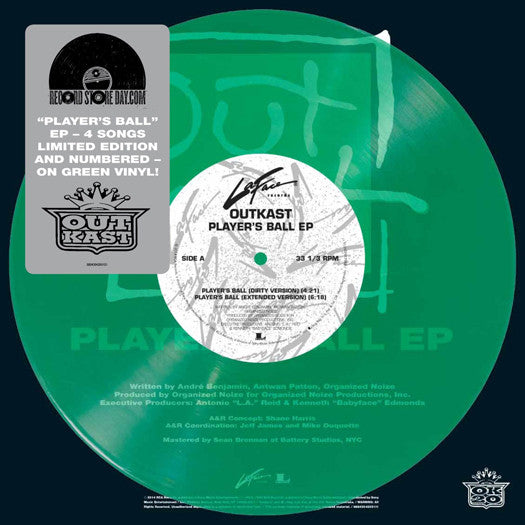 OUTKAST PLAYERSS BALL 10 INCH VINYL SINGLE NEW