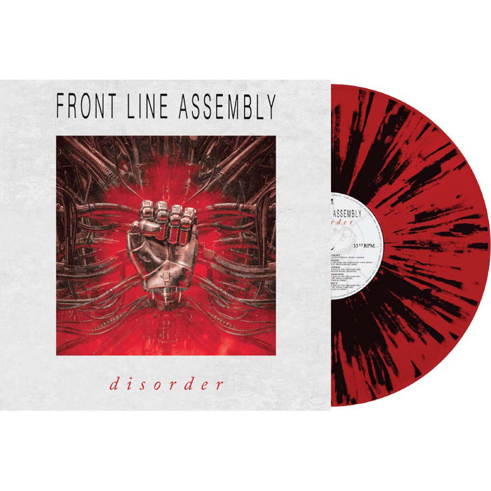 Front Line Assembly Disorder Vinyl LP Red And Black Splatter Colour 2022