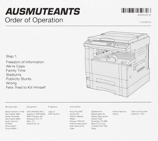 AUSMUTEANTS Order Of Operation LP Vinyl NEW