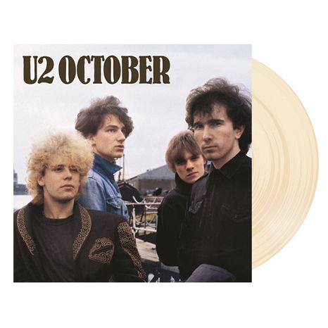 U2 October Vinyl LP Cream Colour 2018