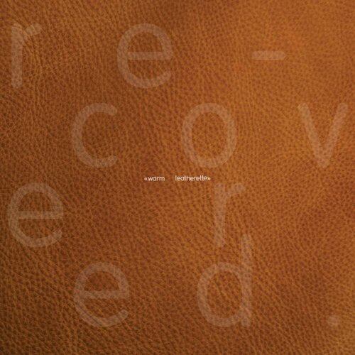 Warm Leatherette Re-Covered Tan Leatherette 12" Vinyl LOVE RECORD STORES 2020