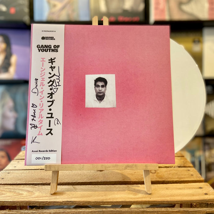 Gang Of Youths Angel In Realtime Vinyl LP Signed White Colour Assai Obi Edition 2022