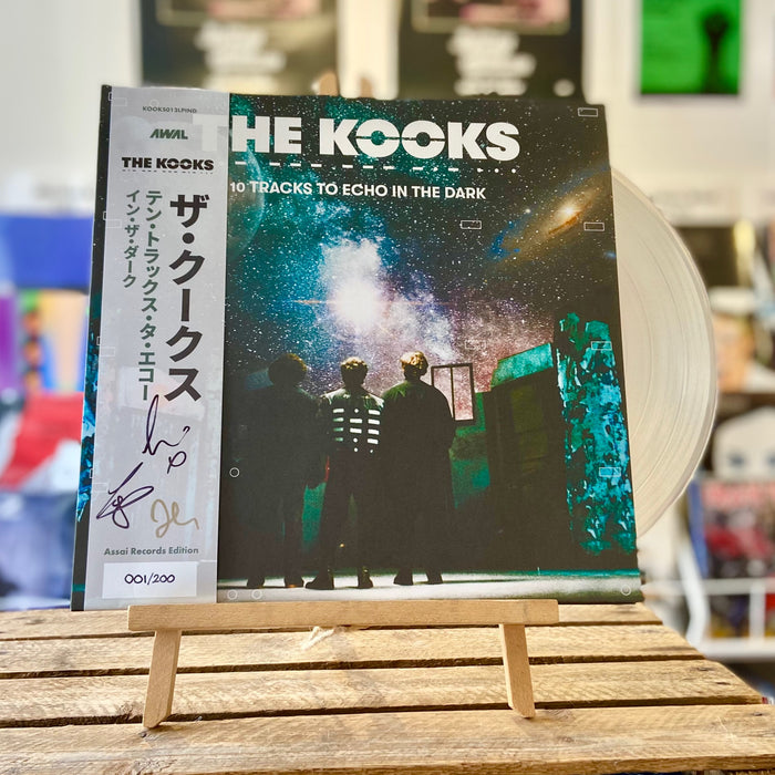 The Kooks 10 Tracks To Echo In The Dark Vinyl LP Signed Transparent Colour Assai Obi Edition 2022
