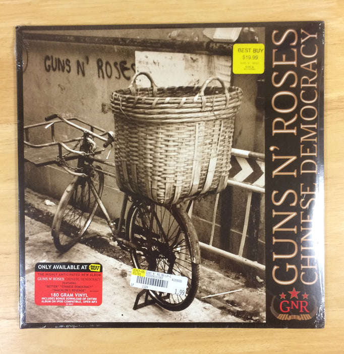GUNS N ROSES Chinese Democracy LP Vinyl SEALED IMPERFECT SLEEVE