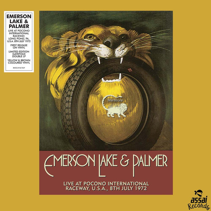 Emerson Lake & Palmer Live Pocono Raceway Double Coloured Vinyl LP New RSD 2019