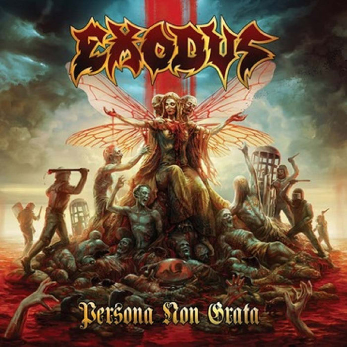 Exodus Persona Non Grata Vinyl LP Purple & Yellow Swirl W/ Mint & Bone Splatter Vinyl LP 2021