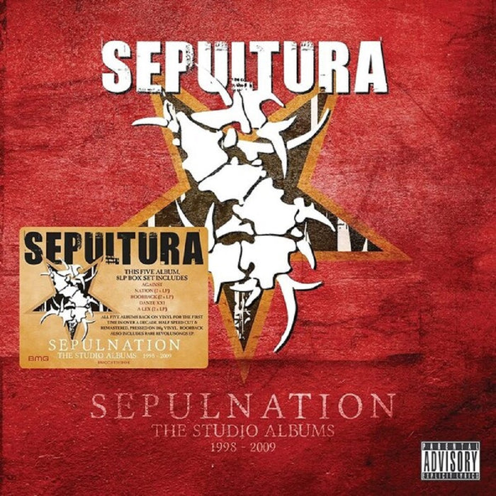 Sepultura Sepulnation The Studio Albums Vinyl LP Boxset 2021