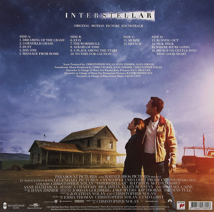Hans Zimmer Interstellar Soundtrack Vinyl LP 2015