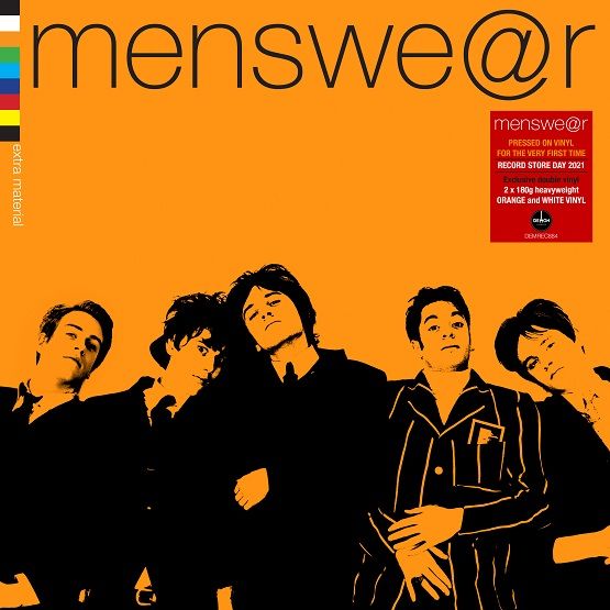 Menswear Extra Material Vinyl LP Orange & White Colour RSD 2021