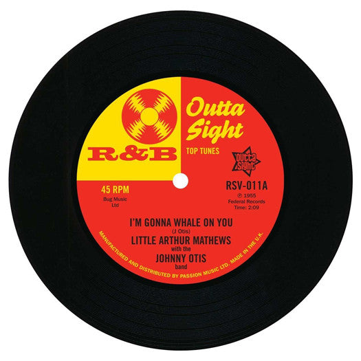 I'M GONNA WHALE ON YOU ARTHUR MATHEWS WILLIE WRIGHT 7" SINGLE VINYL NEW