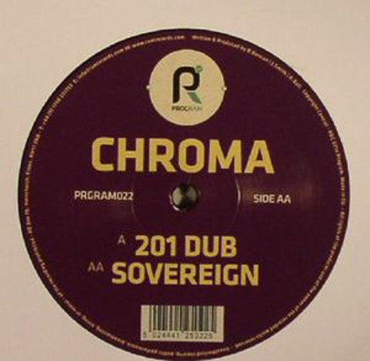 CHROMA SOVEREIGN 201DUB 12 INCH VINYL SINGLE NEW 45RPM