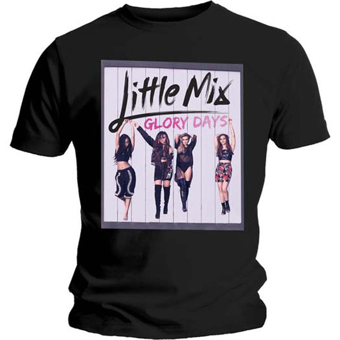 LITTLE MIX Glory Days LADIES Black SIZE LARGE Boyfriend Fit T-SHIRT NEW