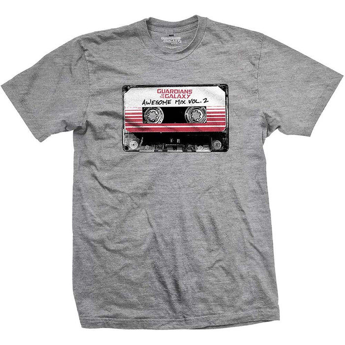 GUARDIANS OF THE GALAXY Awesome Mix MENS Grey size LARGE T-shirt NEW
