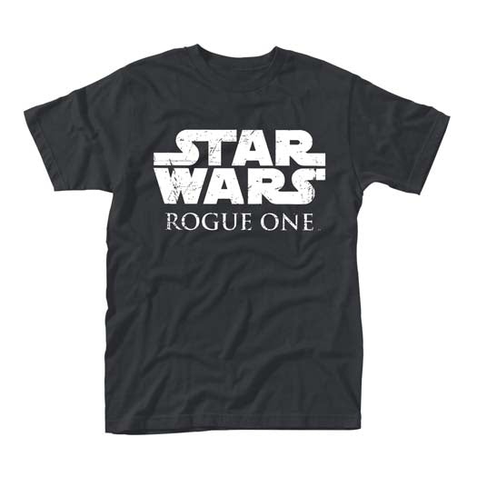 STAR WARS Rogue One Logo MENS Black Size LARGE T SHIRT NEW Official