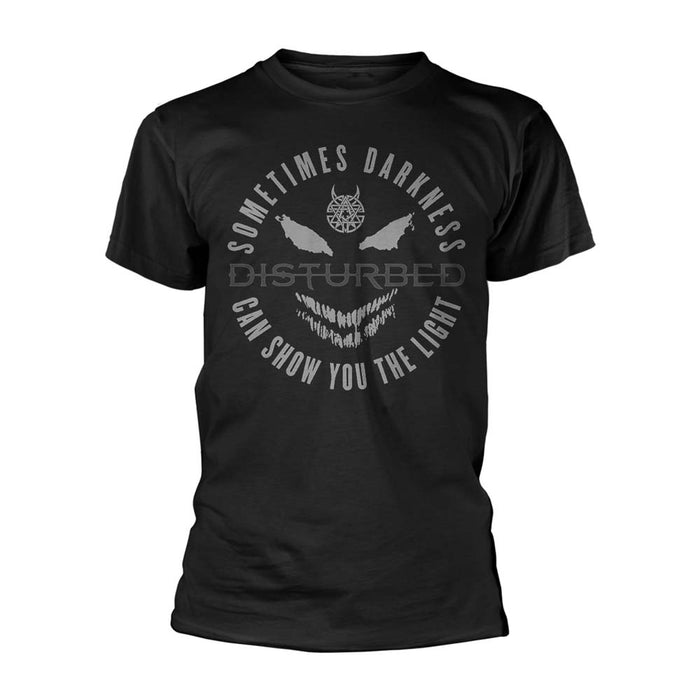DISTURBED The Light Tonal MENS Black LARGE T-Shirt NEW