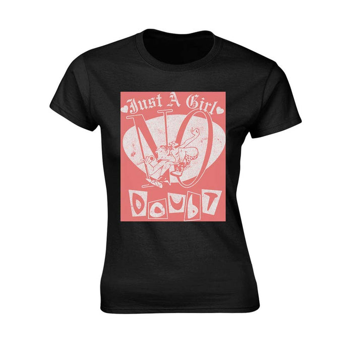 NO DOUBT Jump Girl WOMENS Black MEDIUM T-Shirt NEU