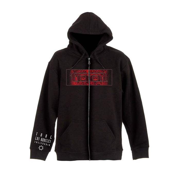 TOOL Red Face MENS Black SMALL Zipped Hoodie NEW
