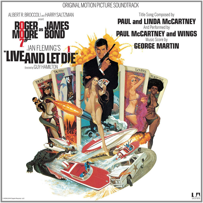 LIVE AND LET DIE JAMES BOND SOUNDTRACK LP VINYL 33RPM NEW