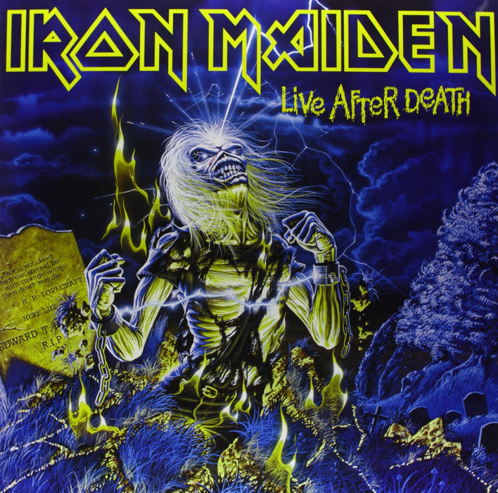 IRON MAIDEN LIVE AFTER DEATH LP VINYL 33RPM NEW