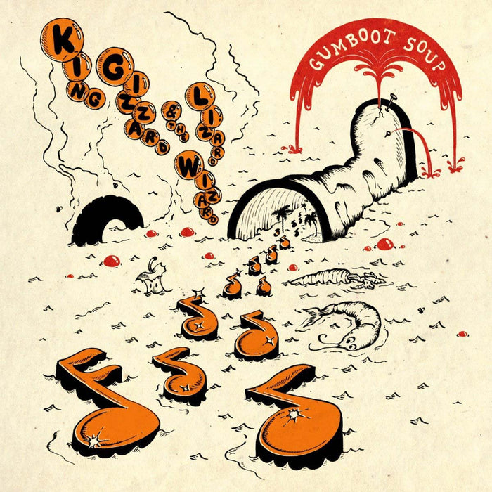 KING GIZZARD & THE LIZARD…Gumboot Soup LP Orange Vinyl NEW 2018