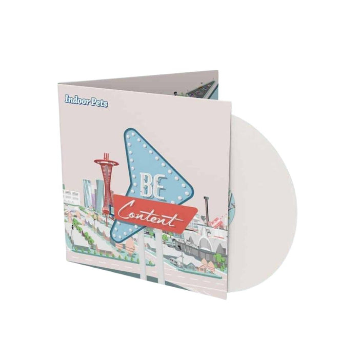 Indoor Pets Be Content Vinyl LP White Colour 2019