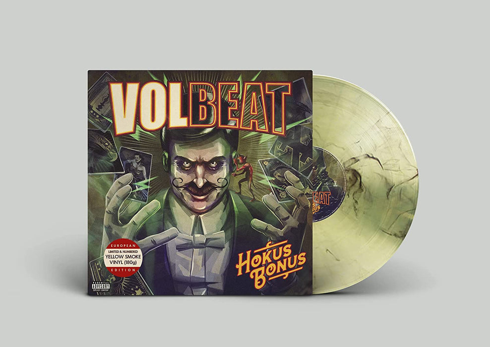 Volbeat Hokus Bonus Vinyl LP Yellow Smoke Colour 2021