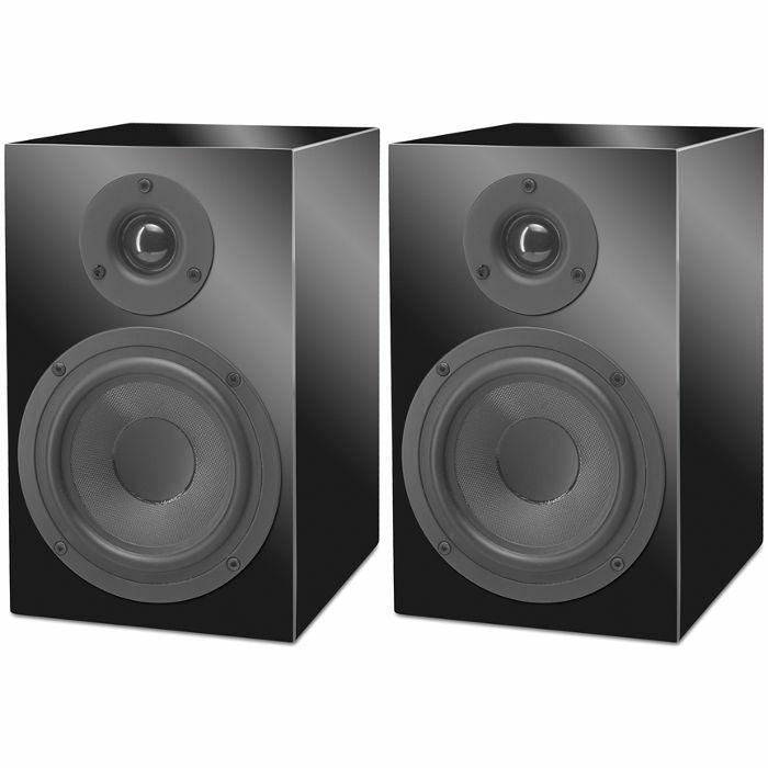 Pro-Ject Speaker Box 5 Gloss Black Passive Bookshelf Speakers (Pair)