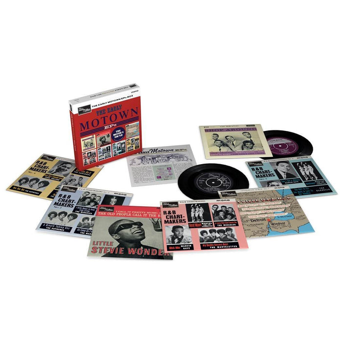 THE EARLY MOTOWN EPS 7 INCH VINYL SINGLE BOXSET NEW