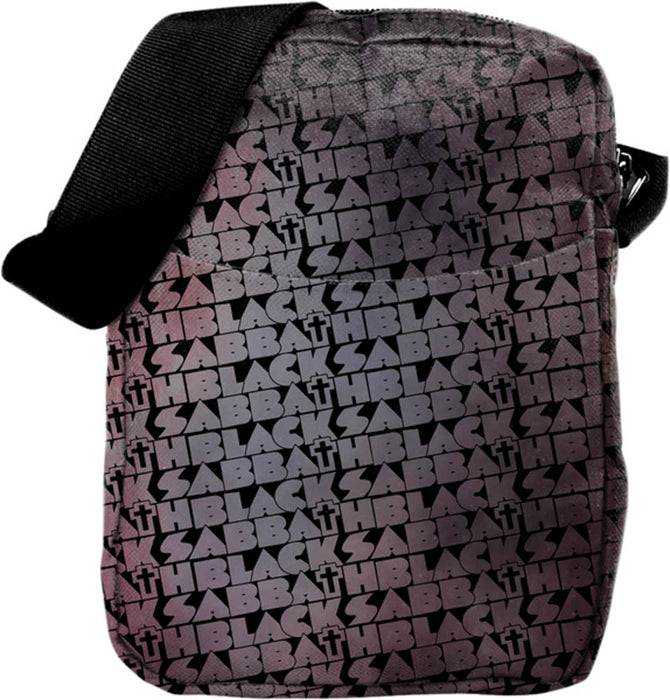 Black Sabbath Distress Cross Body Bag New with Tags