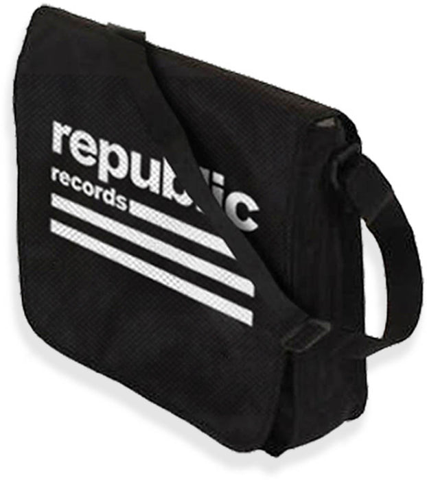 Republic Logo Flaptop Messenger Bag New with Tags