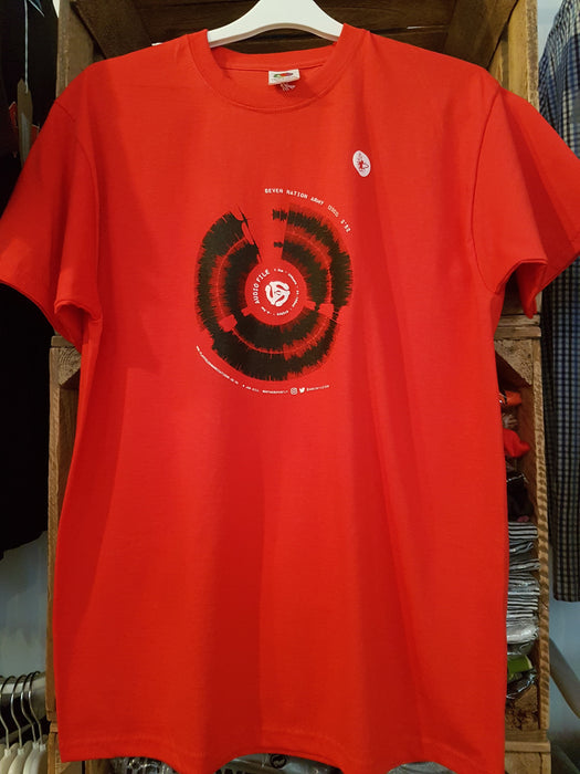 SEVEN NATION ARMY Audio-File Soundwave T-SHIRT Mens XXL New RED