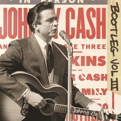 JOHNNY CASH BOOTLEG 3 LIVE AROUND THE WORLD LP VINYL 33RPM NEW