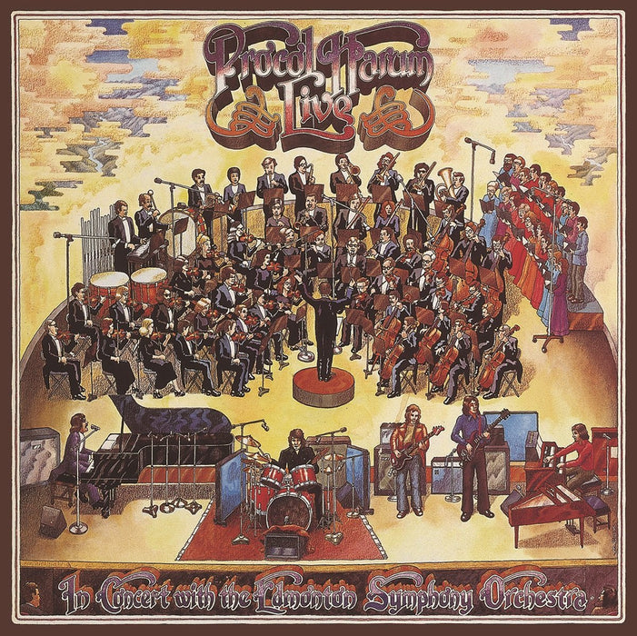 PROCOL HARUM IN CONCERT WITH THE LP VINYL 33RPM NEW