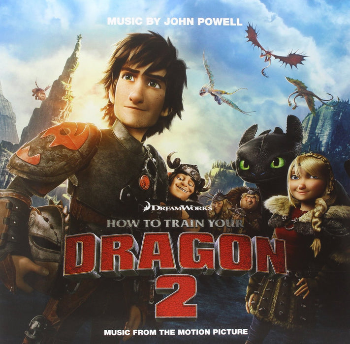 HOW TO TRAIN YOUR DRAGON SOUNDTRACK LP VINYL 33RPM NEW