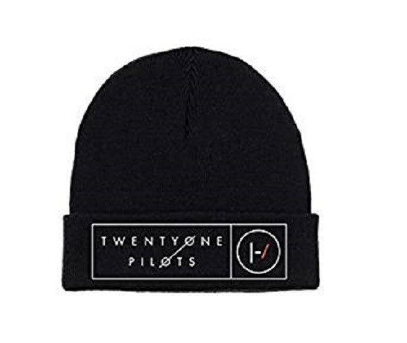 TWENTY ONE PILOTS 21 Black Logo Beanie HAT Official