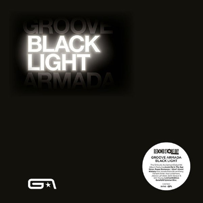 Groove Armada Black Light Vinyl LP Black and White Splatter RSD 2023