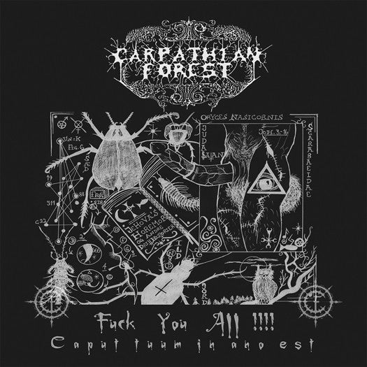 CARPATHIAN FOREST FUCK YOU ALL LP VINYL NEW 33RPM 2014
