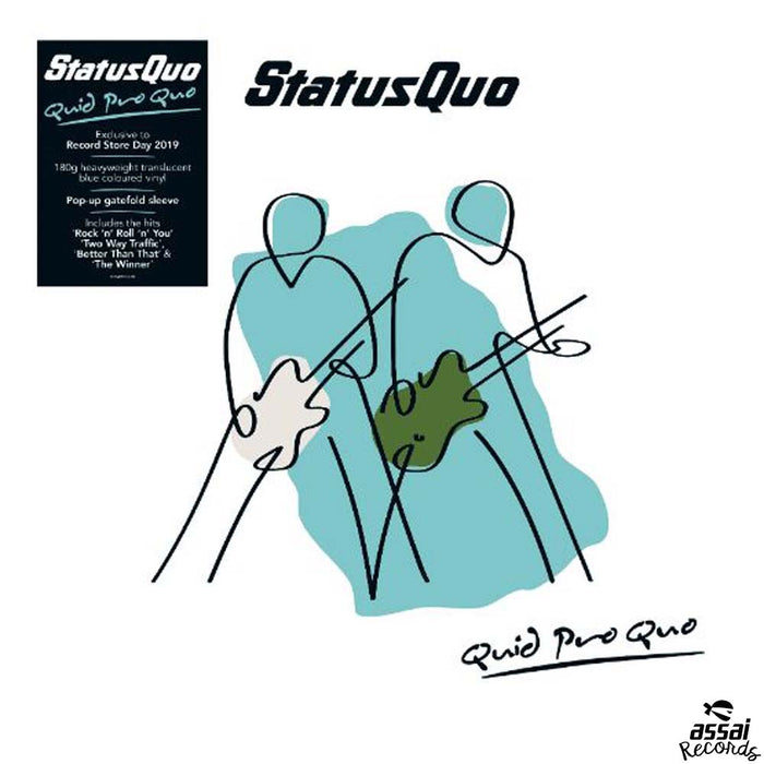 Status Quo Quid Pro Quo Blue Vinyl LP New RSD 2019