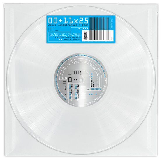 Jesus Jones Vs Aphex Twin & The Prodigy - Zeros and Ones 12" Clear Sing;e Vinyl Individually numbered. RSD2018