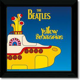 BEATLES YELLOW SUBMARINE 1 FRAMED REPLICA LP VINYL PRINT NEW 33RPM